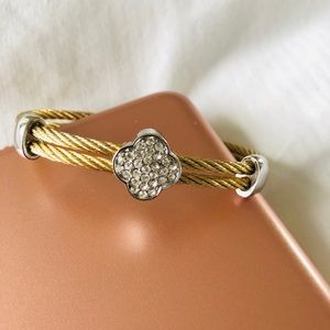Gold/Silver Cable Bracelet